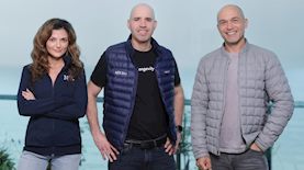 גיגי לוי עם עומרי עמירב ושרי ברונפלד, צילום: תמיר לוי